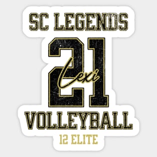 Lexi #21 SC Legends (12 Elite) - White Sticker